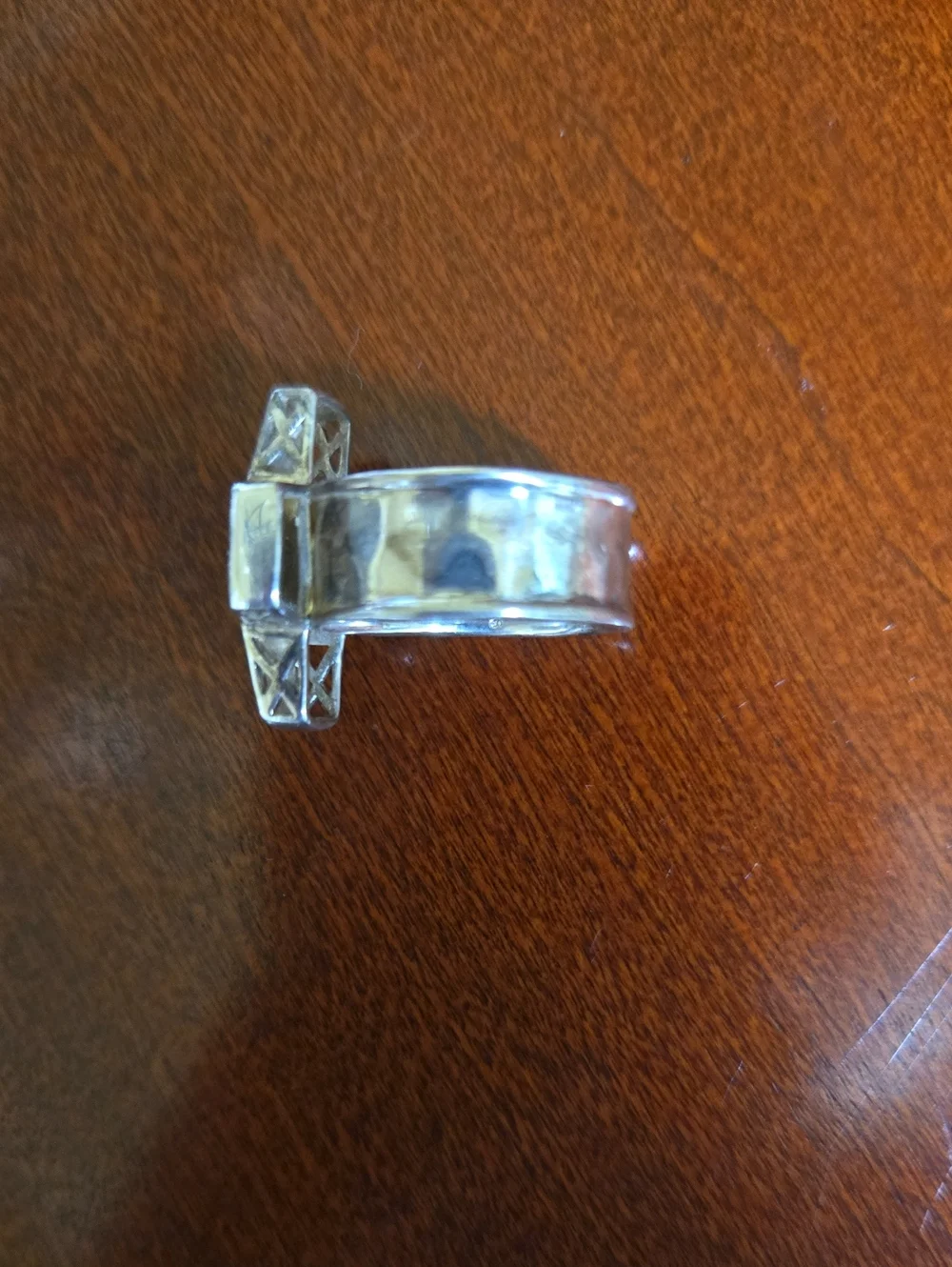 Silpada Good Graces Sterling Silver Cross Ring - Picture 10 of 13